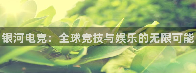 威客电竞酒店：银河电竞：全球竞技与娱乐的无限可能