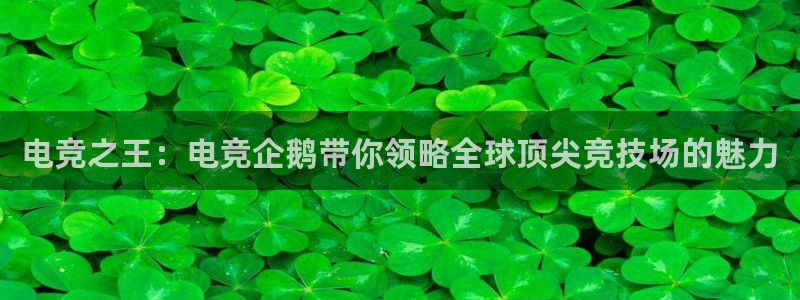 威客电竞吧官网安卓版：电竞之王：电竞企鹅带你领略全球顶尖竞技场的魅力