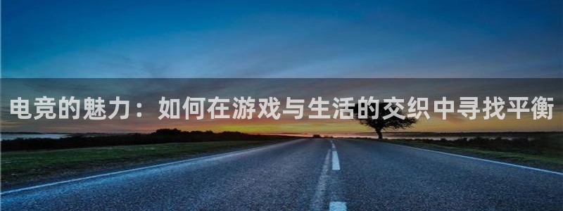 威客电竞网页版入口：电竞的魅力：如何在游戏与生活的交织中寻找平衡