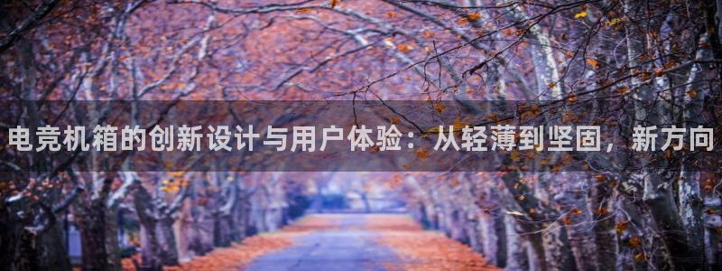 vkgame威客电竞官网：电竞机箱的创新设计与用户体验：从轻薄到坚固，新方向
