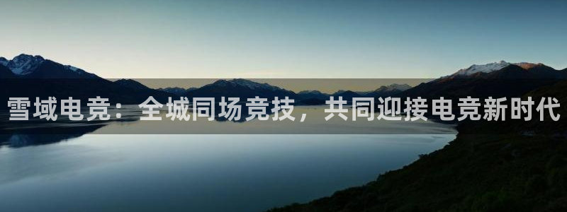 威客电竞客：雪域电竞：全城同场竞技，共同迎接电竞新时代